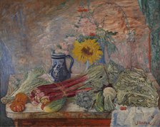 Flowers and Vegetables, 1896. Creator: James Ensor.