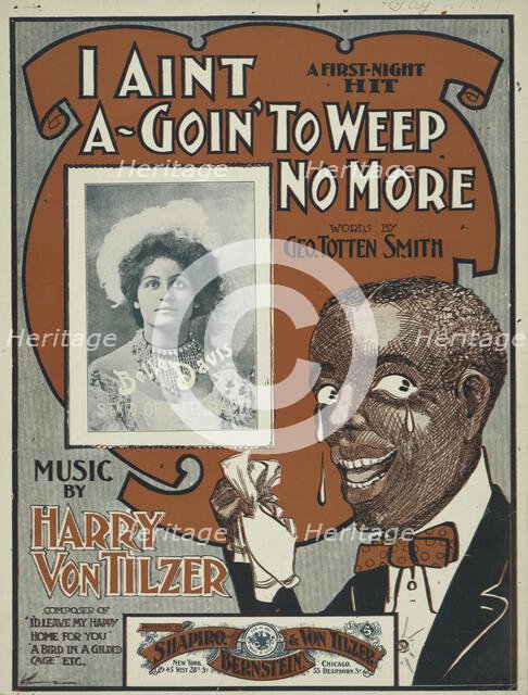 'I aint a-goin' to weep no more', 1900. Creator: Unknown.