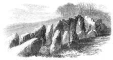 Prehistoric Remains in Jersey: the Cromlech of Mont St. Ube, 1870. Creator: Unknown.