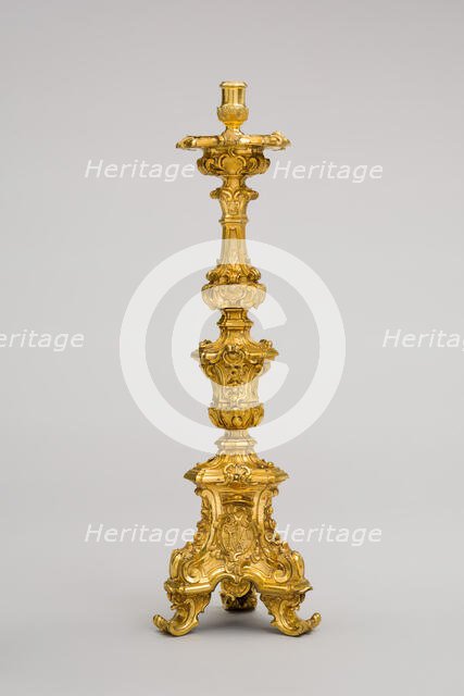 Candlestick, Italy, 1765/66. Creator: Leandro Gagliardi.