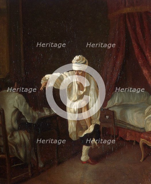 Voltaire's Morning', between 1750 and 1775. Creator: Huber, Jean (1721-1786).