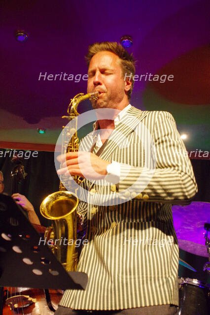 Guido Spannocchi, Guido Spannocchi Quartet, Verdict Jazz Club, Brighton, East Sussex, Sept 2023. Creator: Brian O'Connor.