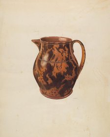 Water Pitcher, c. 1938. Creator: Al Curry.