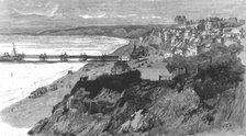 ''Visit of the Prince of Wales to Bournemouth; View of Bournemouth form the East Cliff',1890. Creator: Unknown.