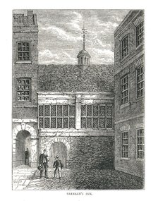 Barnard's Inn, 1878. Artist: Unknown