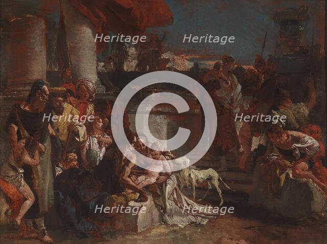 The circumcision, 1725-1726. Creator: Tiepolo, Giambattista (1696-1770).