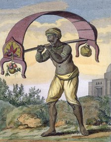Paeni Caori (religious devotee carrying offerings for the gods),1782.  Creator: Pierre Sonnerat (1748-1814).