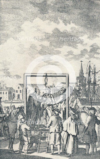 'A Pirate hanged at Execution Dock', c1795. Artist: Robert Dodd.