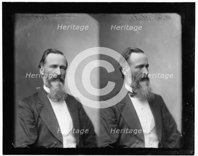 M.D. White of Indiana, 1865-1880. Creator: Unknown.