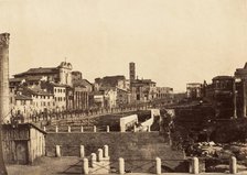 The Forum, Rome, 1853-56. Creator: Possibly by Jane Martha St. John.