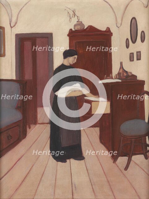 Interior , 1928. Creator: Garbari, Tullio (1892-1931).