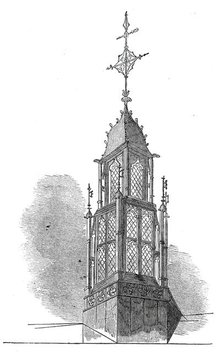 The Great Hall lantern of Lincoln's Inn New Buildings, 1845. Creator: Unknown.