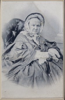 Portrait of Varvara Petrovna Turgeneva (1787-1850), née Lutovinova, Mid of the 19th cen..