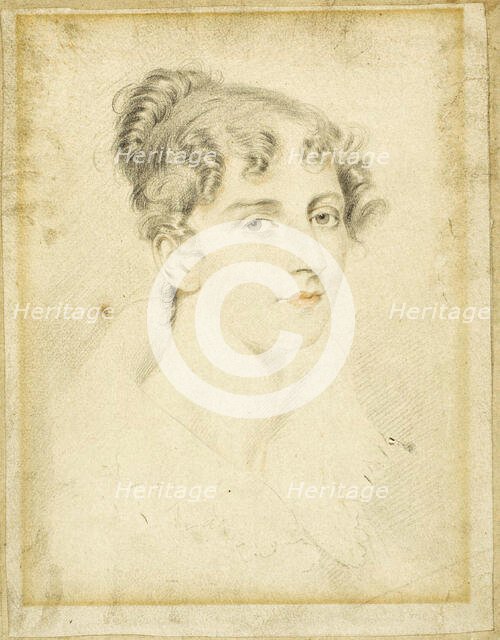 Portrait of Ann Denman Flaxman, n.d. Creator: probably George Henry Harlow (English, 1787-1819) possibly Sir Thomas Lawrence (English, 1769-1830).