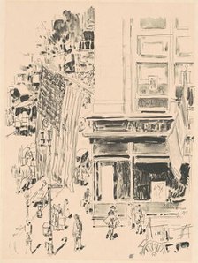 Lafayette Street, 1918. Creator: Frederick Childe Hassam.