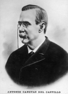 Antonio Canovas del Castillo, Spanish Prime Minister, c1910. Artist: Unknown