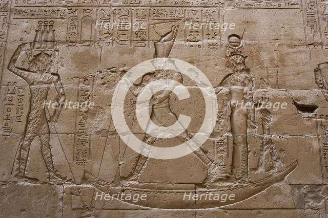 Temple of Horus, Edfu, Egypt, 3rd century BC. Creator: Unknown.