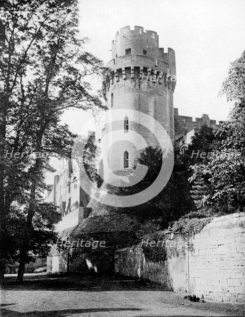 Caesar's Tower, Warwick Castle, Warwickshire, 1924-1926.Artist: Valentine & Sons Ltd