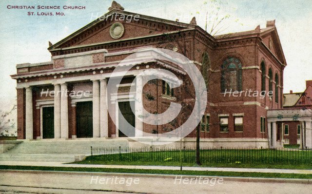 Christian Science Church, St Louis, Missouri, USA, 1910. Artist: Unknown
