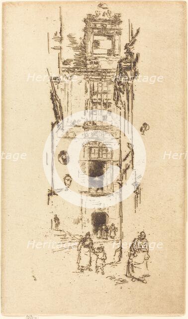 Mairie, Loches, 1888. Creator: James Abbott McNeill Whistler.