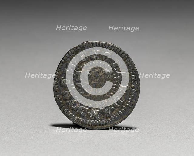 Pine Tree Shilling (reverse), 1652. Creator: John Hull (American, 1624-1683); Robert Sanderson (American, 1609-1693).