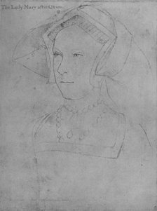 'Princess Mary', c1536 (1945). Artist: Hans Holbein the Younger.