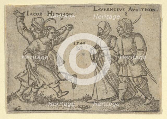 Copy of July and August, from The Peasants' Feast or the Twelve Months, after 1547. Creator: Unknown.