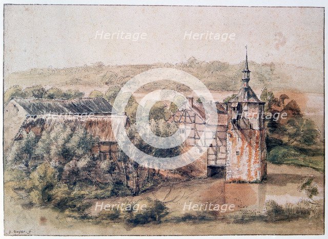 'Landscape with Houses', c1643-1687. Artist: Gillis Neyts