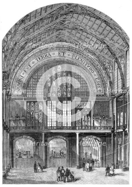 Opening of the International Exhibition: entrance to the Western Annexe, 1862. Creator: Unknown.