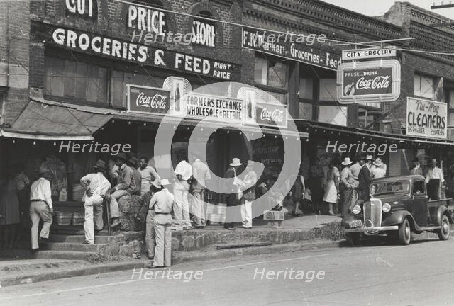 Saturday afternoon- San Augustine, Texas, 1939. Creator: Russell Lee.