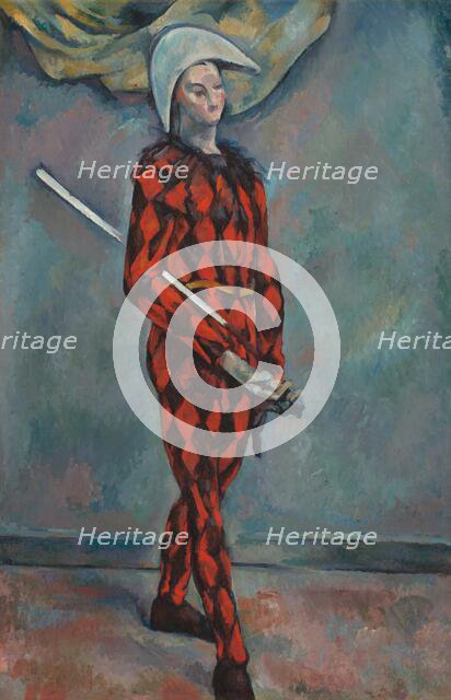 Harlequin, 1888-1890. Creator: Paul Cezanne.