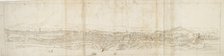 Panoramic View of Rome from Monte Mario, Castel S. Angelo in the Foreground, c1550s. Artist: Anthonis van den Wyngaerde.