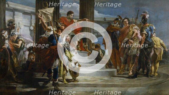 Scipio Africanus Freeing Massiva, 1719-1721. Creator: Giovanni Battista Tiepolo.