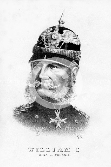 Wilhelm I, King of Prussia and Emperor of Germany, 19th century. Artist: Unknown