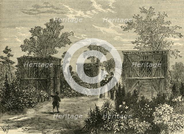 'Entrance to the Zoological Gardens in 1840', (c1876). Creator: Unknown.