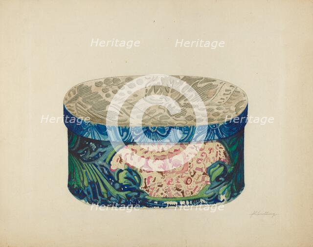 Toilette Box, c. 1937. Creator: John Cutting.