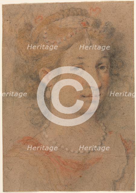 Head of a Woman, 1600s. Creator: Anonymous.