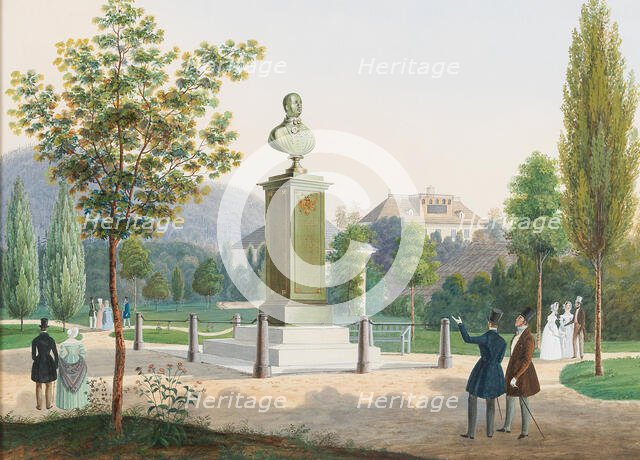 The Archduke Rudolf, Cardinal Archbishop of Olmütz monument in Ischl. Creator: Hafner, Josef (1799-1891).