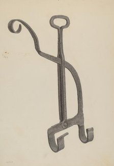 Kettle Tilter, c. 1939. Creator: Jacob Lipkin.