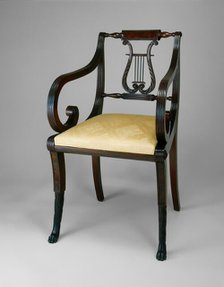 Armchair, c. 1815. Creator: Unknown.