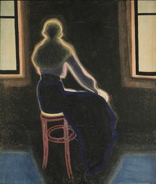 Jeune Femme sur un tabouret , 1909.