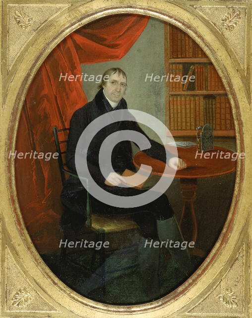 Portrait of a Connecticut Clockmaker, ca. 1800. Creator: Ralph Earl.