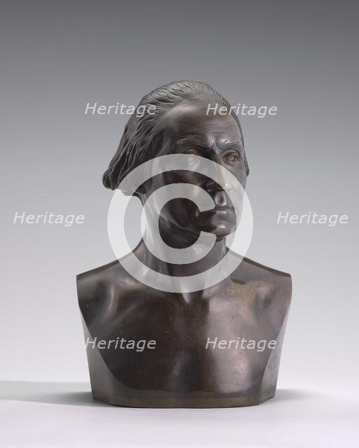 George Washington, model 1785, cast 1850/1877. Creator: Clark Mills.