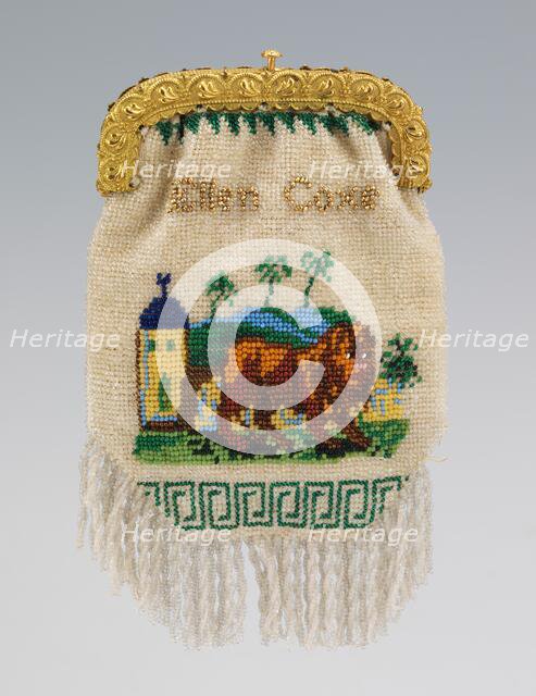 Bag, American, 1838. Creator: Unknown.