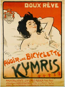 Doux rêve. Avoir une bicyclette Kymris, c. 1898. Creator: Grün, Jules-Alexandre (1868-1938).