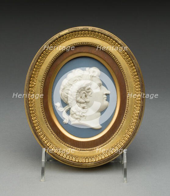 Plaque with Alexander the Great, Burslem, 1775. Creator: Wedgwood.