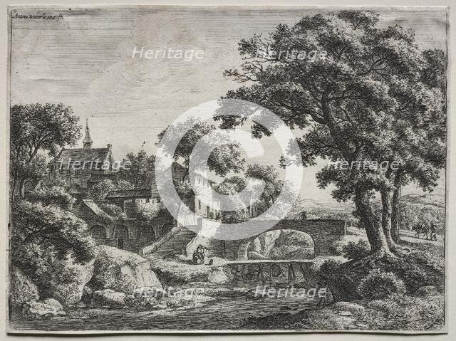 The Two Bridges. Creator: Anthonie Waterloo (Dutch, 1609/10-1690).