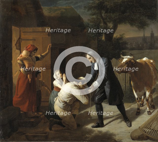 Fénélon returns a Stolen Cow to a Peasant.