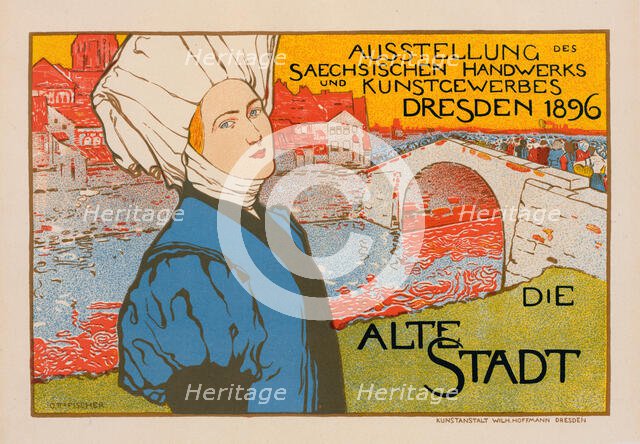 Exhibition "The Old City", 1896. Creator: Fischer, Otto (1870-1947).