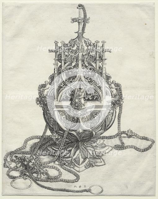 A Censer, c. 1480-1490. Creator: Martin Schongauer (German, c.1450-1491).